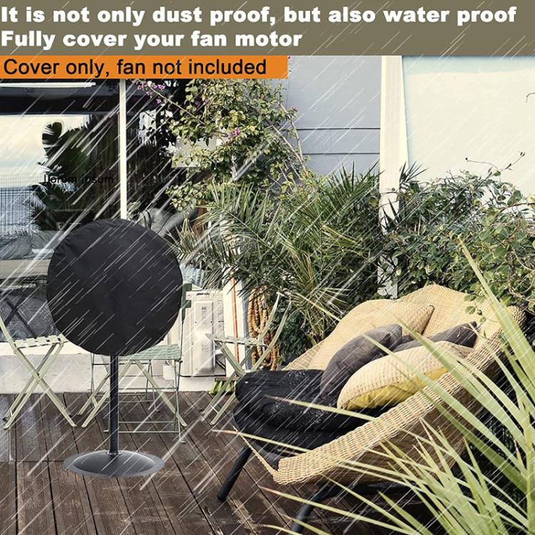Outdoor Industrial Fan Waterproof and Dustproof Protective Cover, 61 x 19 x 61cm, 78 x 22 x 78cm, 120 x 55 x 120cm