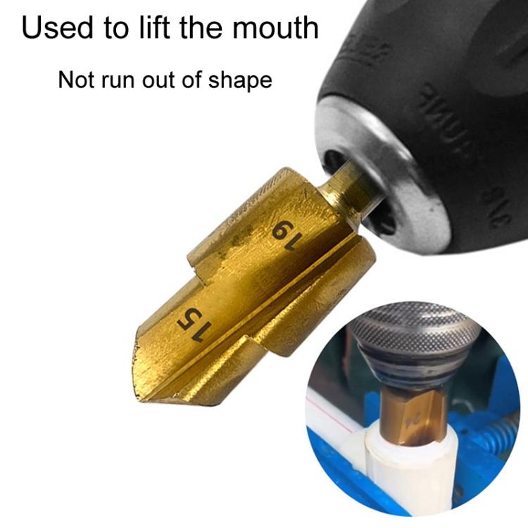 20 / 25 / 32 Hexagonal Shank PPR Step Drill Bits Leak Repairing And Connecting Tools