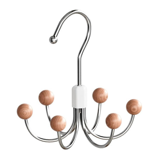 Six Claws Hooks 360 Degree Rotating Wardrobe Bag Hanger Multi-functional Underwear Clothes Storage Hooks