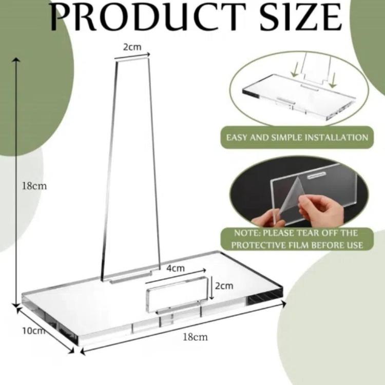 Acrylic Photo Frame Book Picture Plate Stand
