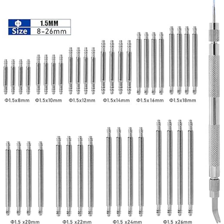 Watch Repair Tools Raw Lugs Watch Shaft Combination Set