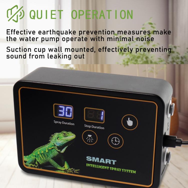 Smart Timer Misting System Kit For Reptile Terrariums Automatic Rainforest Habitat Sprayer