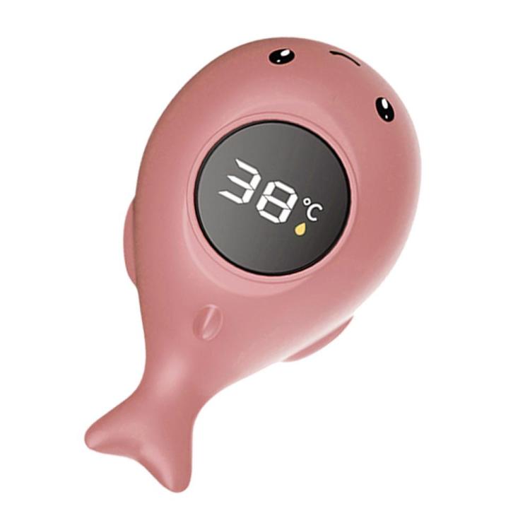 IPX7 Waterproof Cartoon Whale Color LED Screen Smart Water Thermometer Baby Bath Thermometer