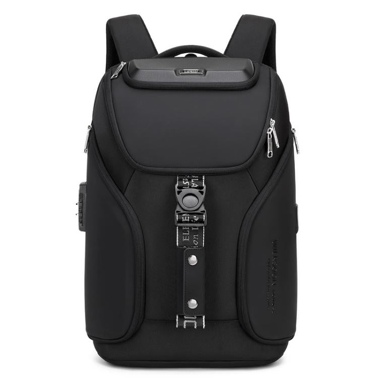 Wiersaam WY68173 Men Waterproof Anti-Theft Business Backpack With Lock & USB Ports