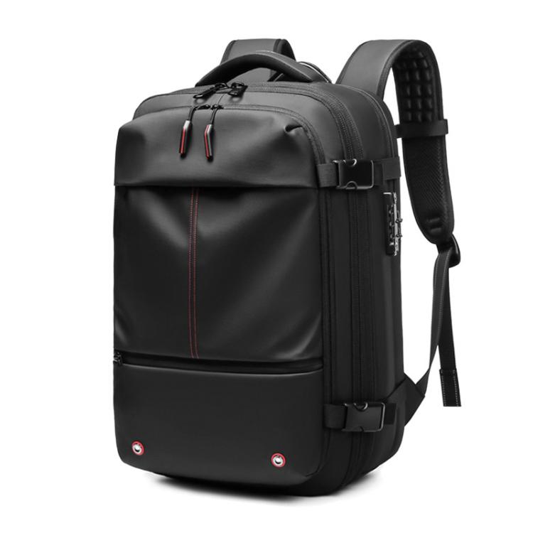 Large Capacity Short Trip Computer Luggage Bag Vacuum Compression Expandable Men Double Shoulder Bag, 19inch