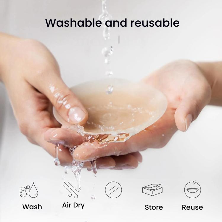 Anti-Bump Ultra-Thin Breathable Silicone Self-Adhesive Invisible Breast Stickers