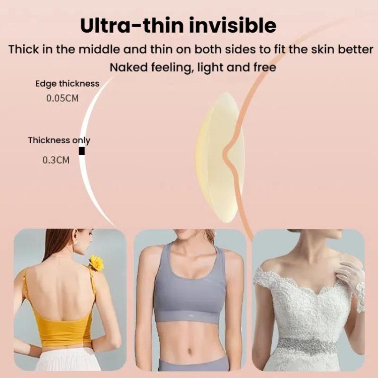 Ultra-thin Invisible Anti-bump Silicone Breast Stickers