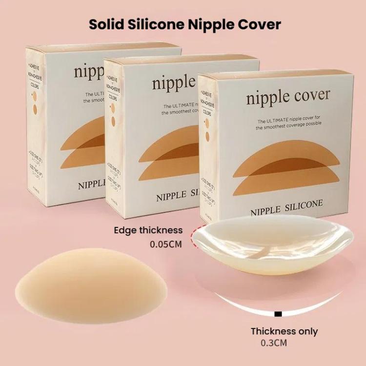 Ultra-thin Invisible Anti-bump Silicone Breast Stickers