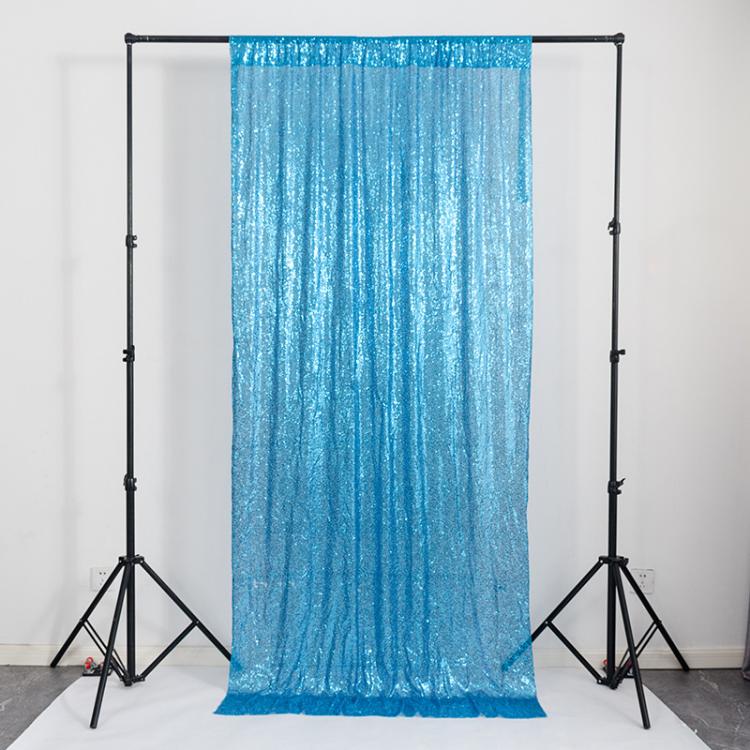 Hotel Wedding Banquet Site Background Curtains Embroidered Cloth Sequin Curtains Festival Party Decoration