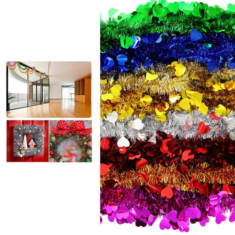 Heart-shaped Ribbon Party Supplies Birthday Christmas Wedding Room Decoration Strips Garlands