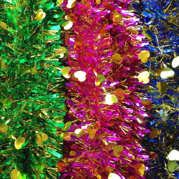 Heart-shaped Ribbon Party Supplies Birthday Christmas Wedding Room Decoration Strips Garlands