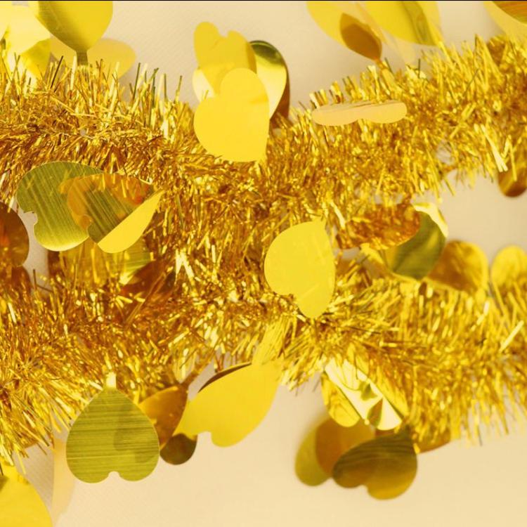 Heart-shaped Ribbon Party Supplies Birthday Christmas Wedding Room Decoration Strips Garlands