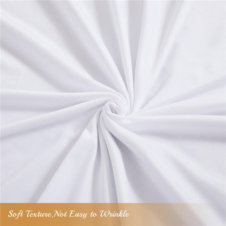 Arch Fabric Cover U Shape Spandex Stretch Cloth Cover Wedding Birthday Party Background Decoration