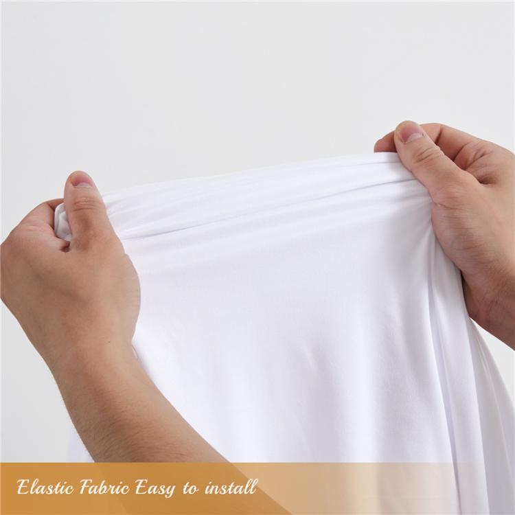 Arch Fabric Cover U Shape Spandex Stretch Cloth Cover Wedding Birthday Party Background Decoration