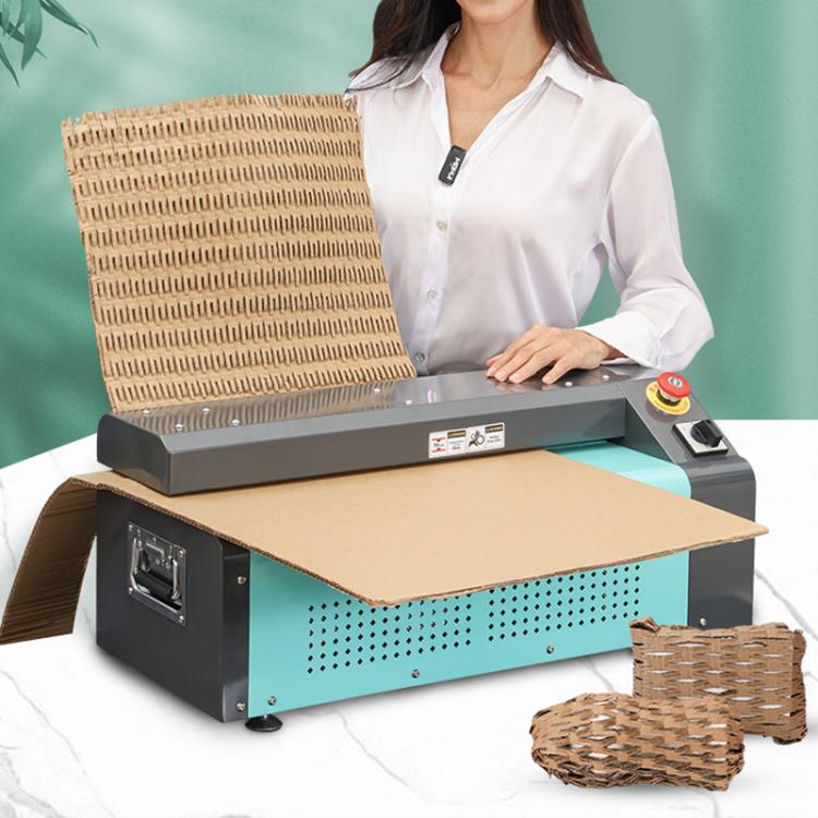 370W Cardboard Shredder Handles 10mm Thickness, 5M/Min Speed For Packaging & Recycling