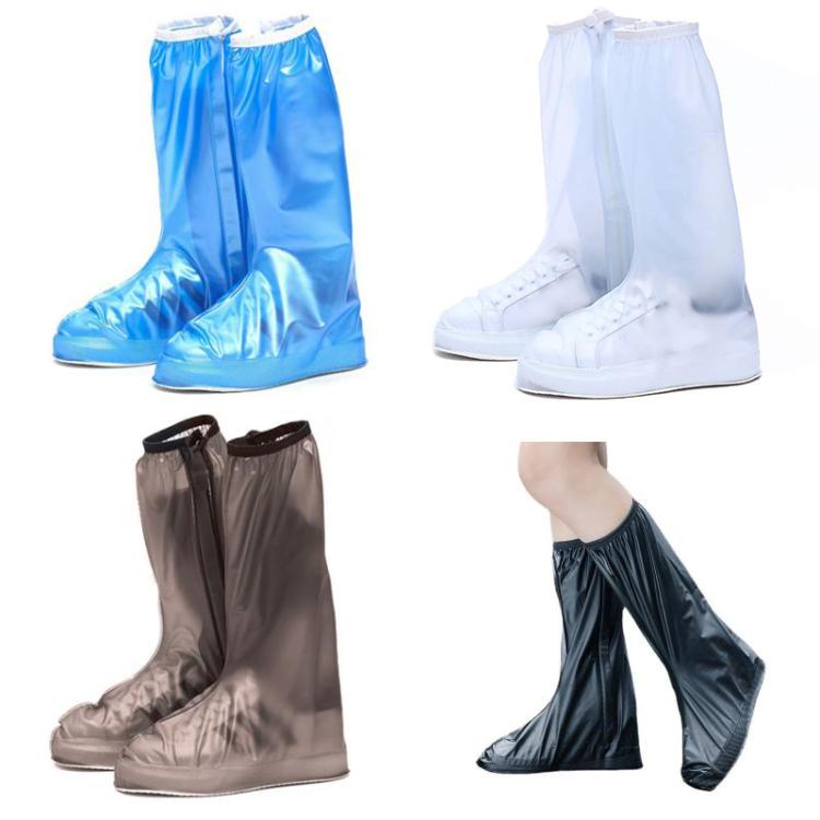 38cm Outdoor PVC Thickened Anti-Skid Rainproof High-Top Shoe Covers