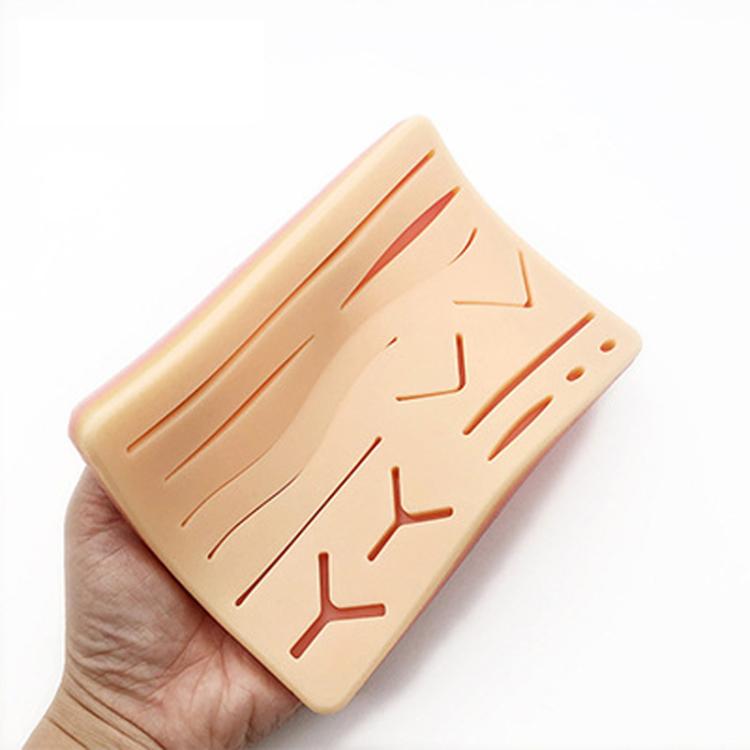 Anti-tear Silicone Wound Suture Training Model Surgical Suture Practice Simulated Skin Silicone Pad