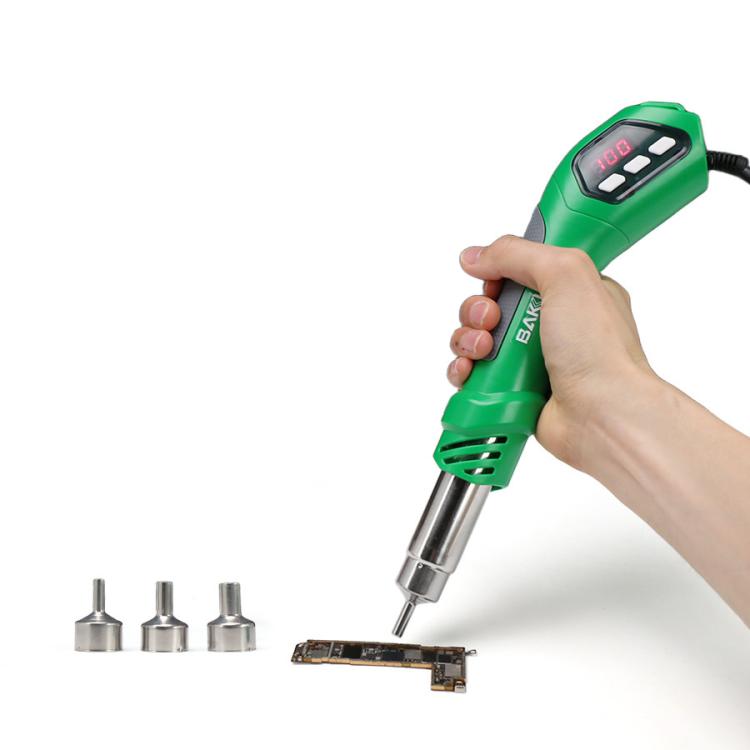 BAKU BA-8034 650W Hot Air Blower 100-500 Degrees Celsius Heat Tool With 3 Nozzles