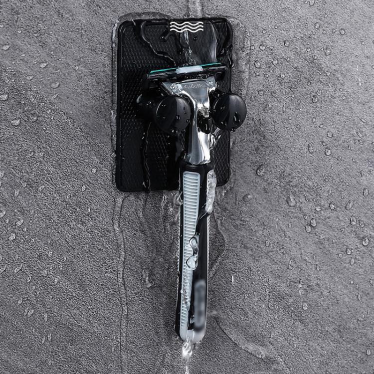 3pcs /Pack Wall-Mounted No-Drill Shaver Organizer Manual/Safety Razor Hook