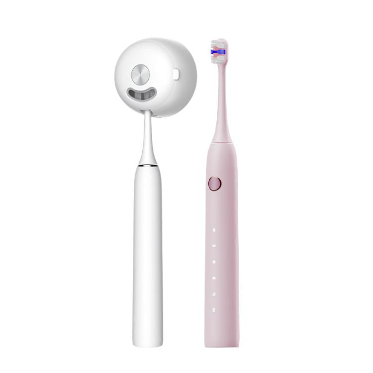 Rechargeable Sonic Electric Toothbrush for Adults with Custom Mode, Antibacterial Brush Heads, Smart Timer