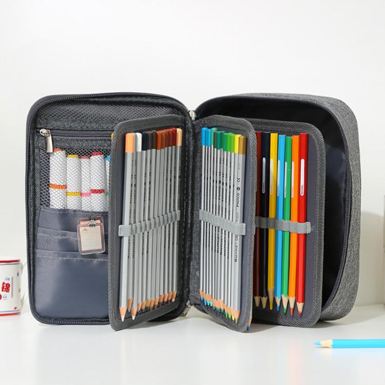 72-Slot Art Pencil Case Organizer Durable & Portable Colored Pencils Holder Artist Supplies Storage