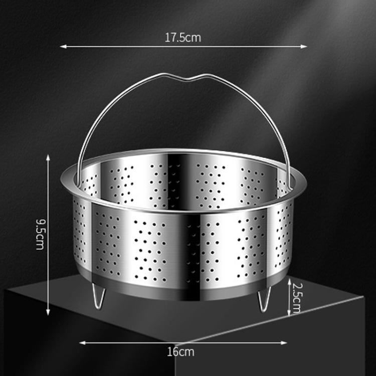 Kacheeg 304 Stainless Steel Steamer Basket for Rice Cooker/Pots with Handles & Stand