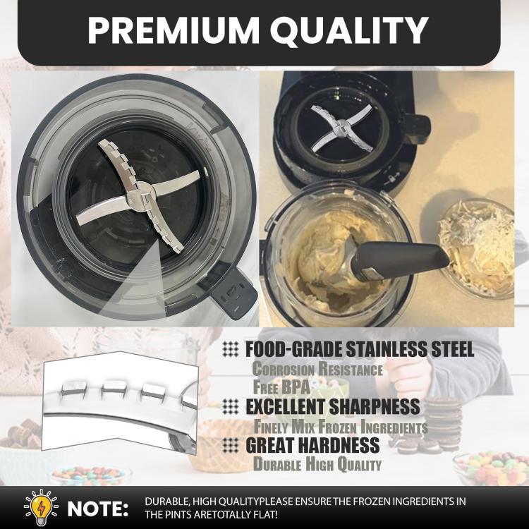 Replacement Blades for Ninja NC500 Series Ice Cream Makers