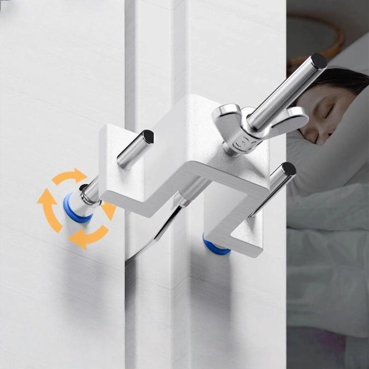 Stainless Steel Security Door Stopper Anti-Theft Door Blocker for Home, Hotel, Apartment