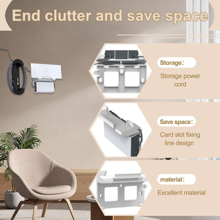 For Starlink Gen 3 Router Power Supply 2 In 1 ABS Bracket