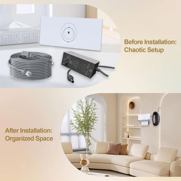 For Starlink Gen 3 Router Power Supply 2 In 1 ABS Bracket