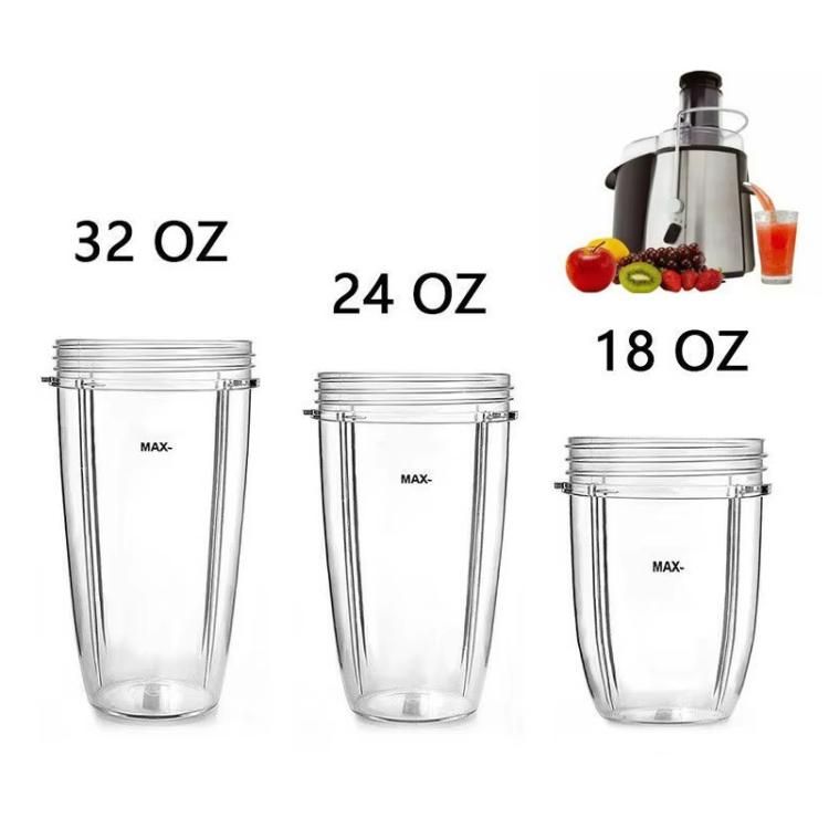 For Nutribullet 900w 600w Blender Blending Bottle Replacement Cups