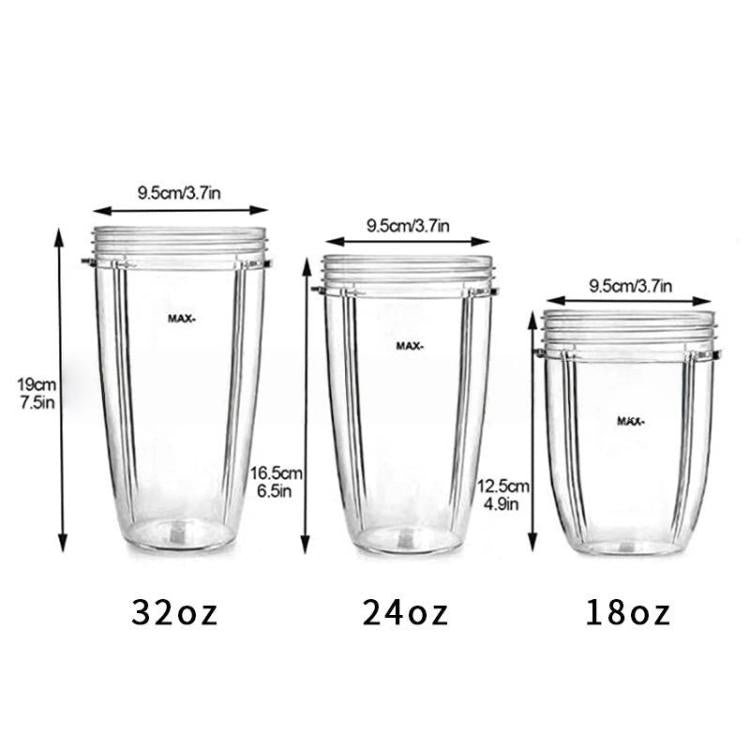 For Nutribullet 900w 600w Blender Blending Bottle Replacement Cups
