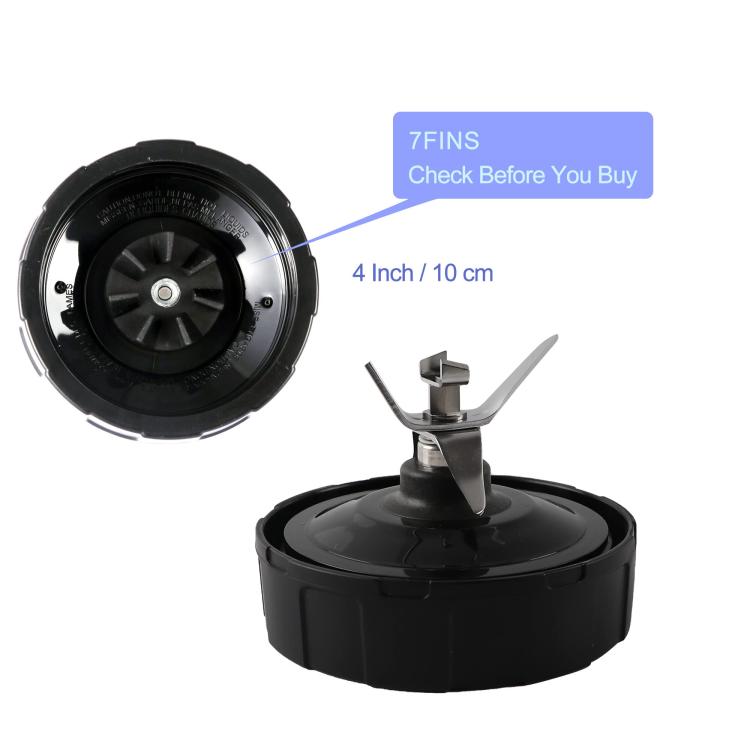 7-Fin Replacement Blade for Ninja Blender Auto iQ Series BL480, BL482, BL642, BL682