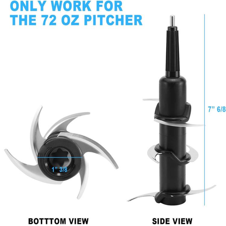 Replacement 6-Blade For Ninja Blender 72 Oz Pitcher BL500 BL660 BL700 BL740 NJ600C