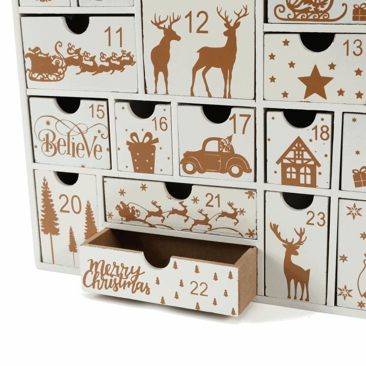 Christmas Gift Countdown Calendar DIY Candy Gift Box