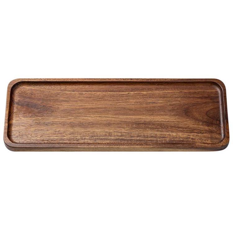 Cassia Wood Tea Tray Fruit Dessert Plate