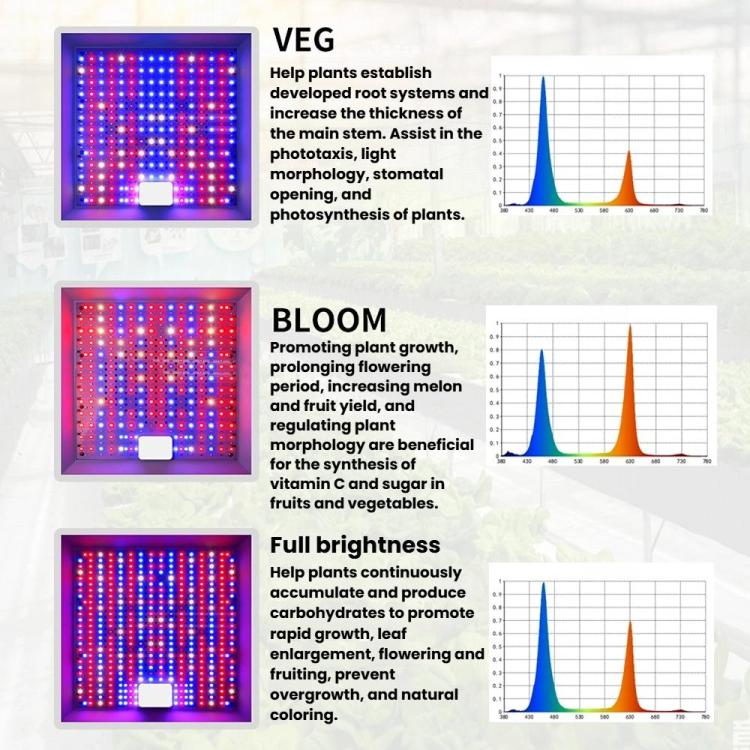 LED Full-Spectrum Plant Growth Lamp Vegetable Irradiation Fill Light