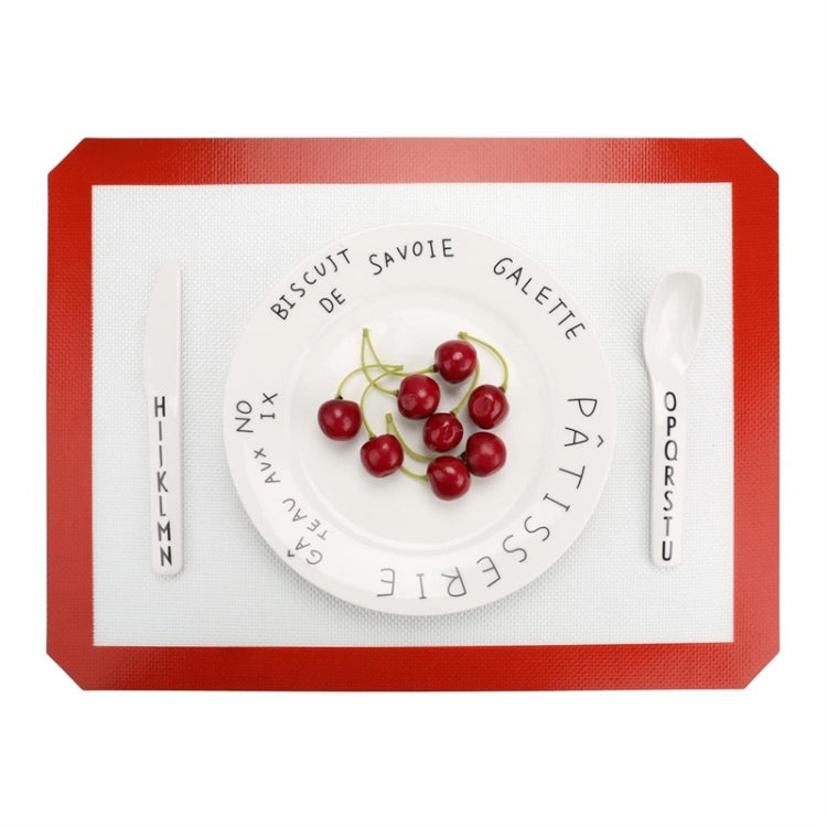 Platinum Glass Fiber Silicone Pastry Cake Cookie Baking Mat Pad Sheet Kneading Mat