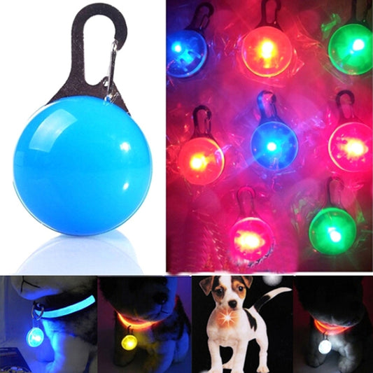 LED Flashlight Dog Cat Collar Glowing Pendant Luminous Bright Decoration Collars