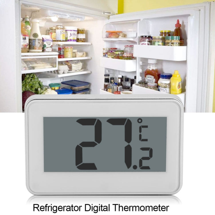 Large LCD Refrigerator Thermometer with Adjustable Stand  Magnet Digital Thermometer