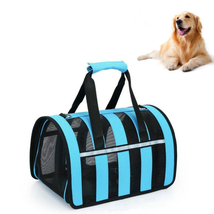 Foldable Mesh Breathable Pets Go Out Portable Diagonal Carrying Bag