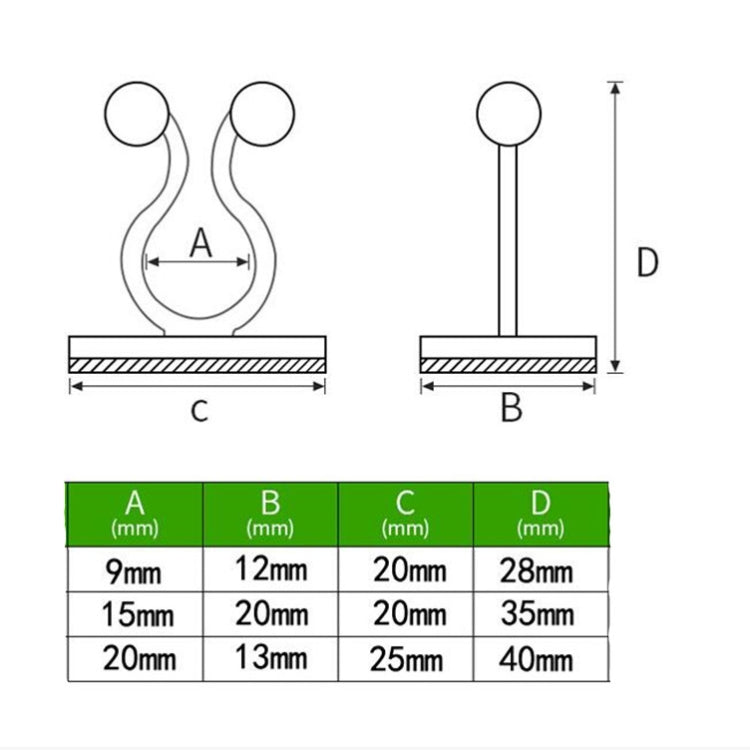 10 PCS Lulu Climbing Wall Fixer Vine Climbing Wall Sticking Hook