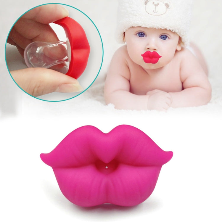 3 PCS Newborn Pacifier Red Lips Dummy Pacifiers Funny Silicone Baby Nipples Teether Soothers Pacifier