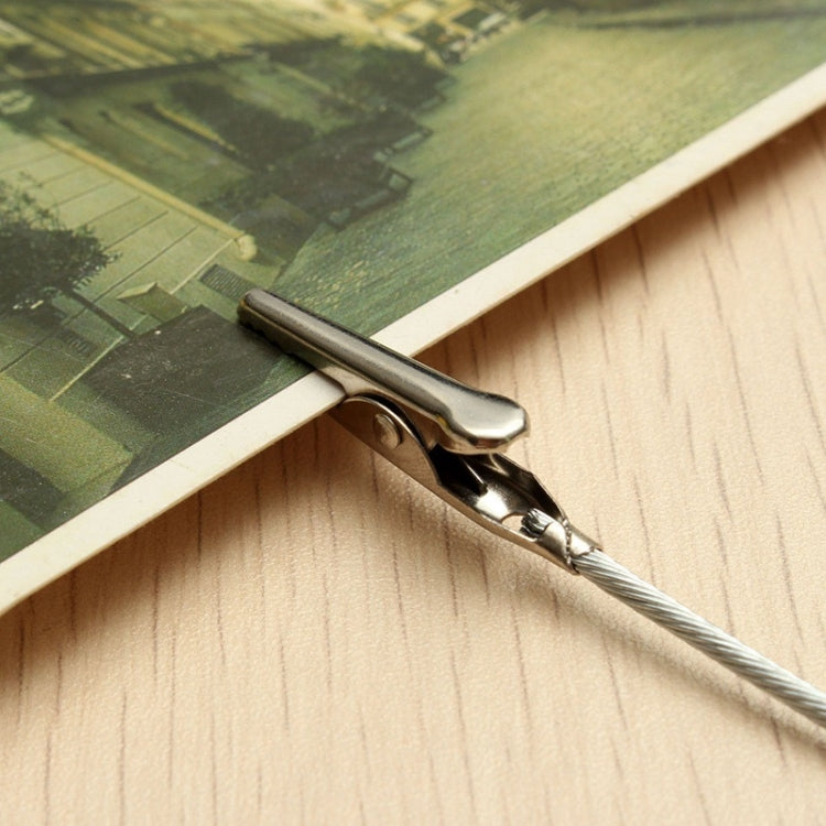 40 PCS Metal Wire Rope Alligator Clips