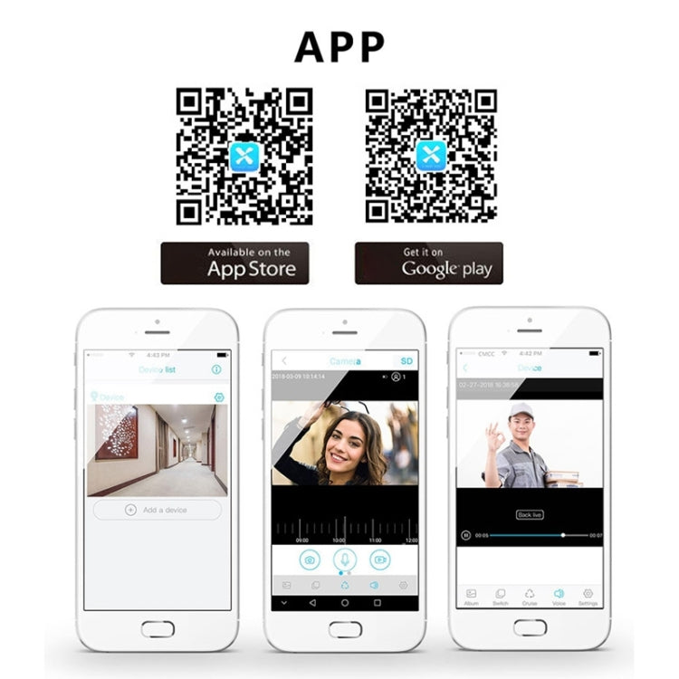 M108 720P 6400mAh Smart WIFI Video Visual Doorbell,Support Phone Remote Monitoring & Real-time Voice Intercom