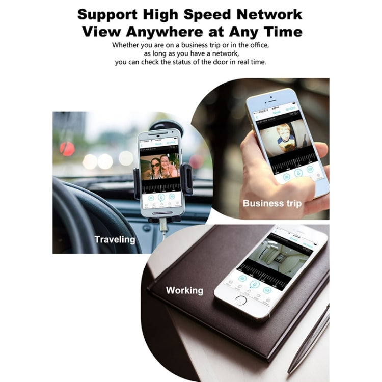 M108 720P 6400mAh Smart WIFI Video Visual Doorbell,Support Phone Remote Monitoring & Real-time Voice Intercom