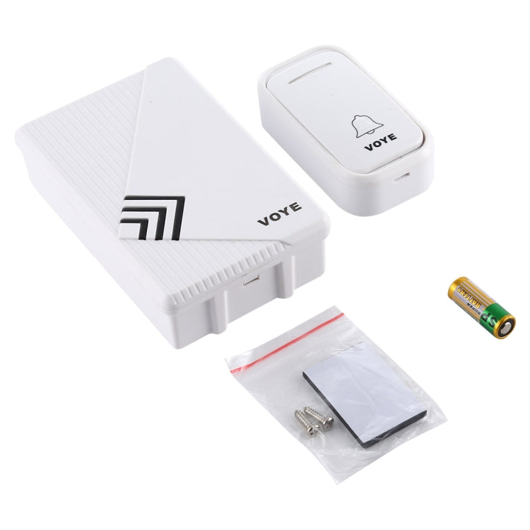 VOYE V022F Home Music Remote Control Wireless Doorbell with 38 Polyphony Sounds