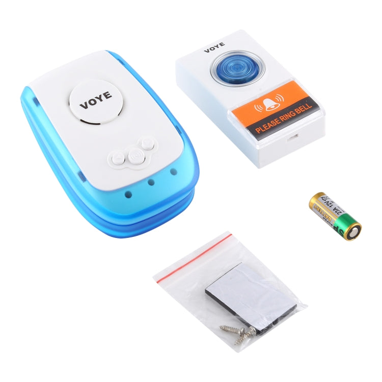 VOYE V009A Home Music Remote Control Wireless Doorbell with 38 Polyphony Sounds, US Plug