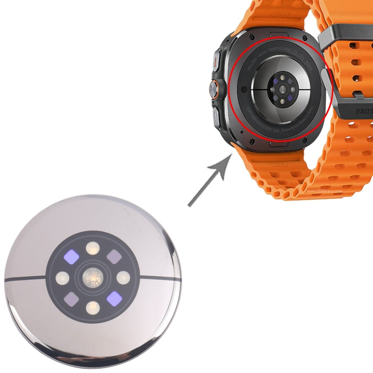 For Samsung Galaxy Watch Ultra SM-L705 Original Glass Back Cover with Heart Rate
