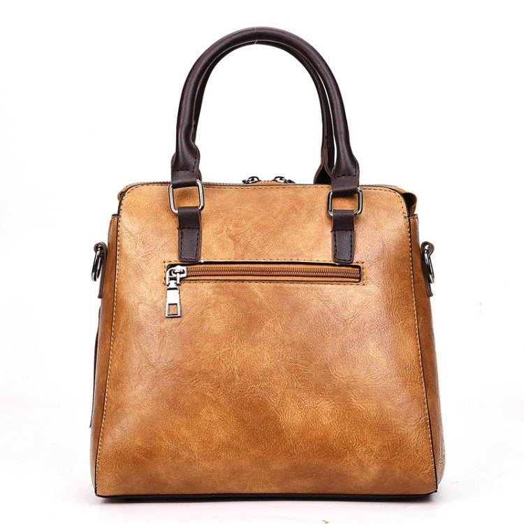 Casual PU Shoulder Bag Ladies Handbag Messenger Bag with Tassel and Cat Pendant